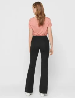 ONLFEVER STRETCH FLAIRED PANTS JRS NOOS - Utsvängda byxor