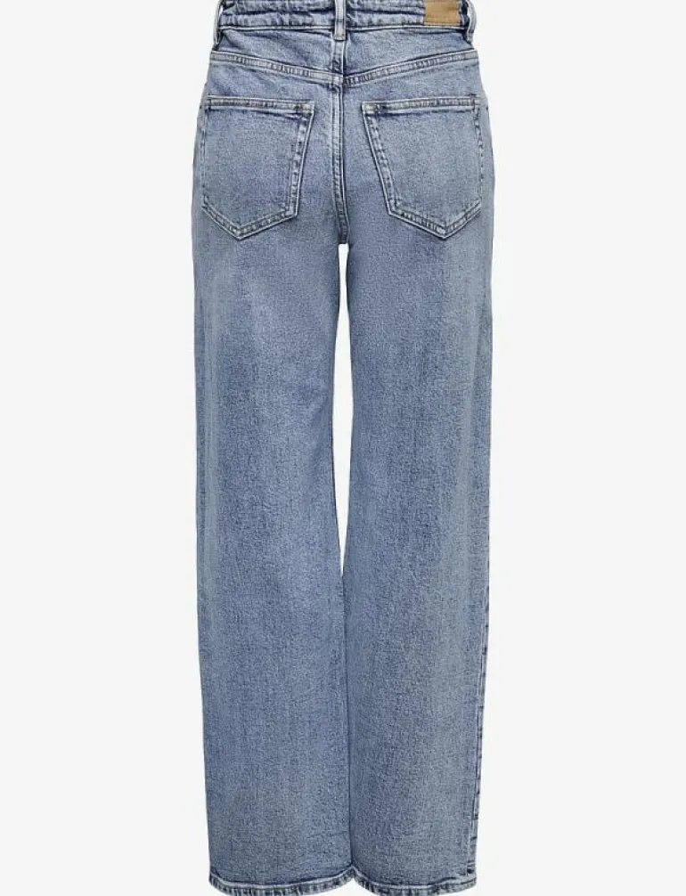 ONLJUICY HW WIDE LEG DNM REA365 NOOS - Vida byxor