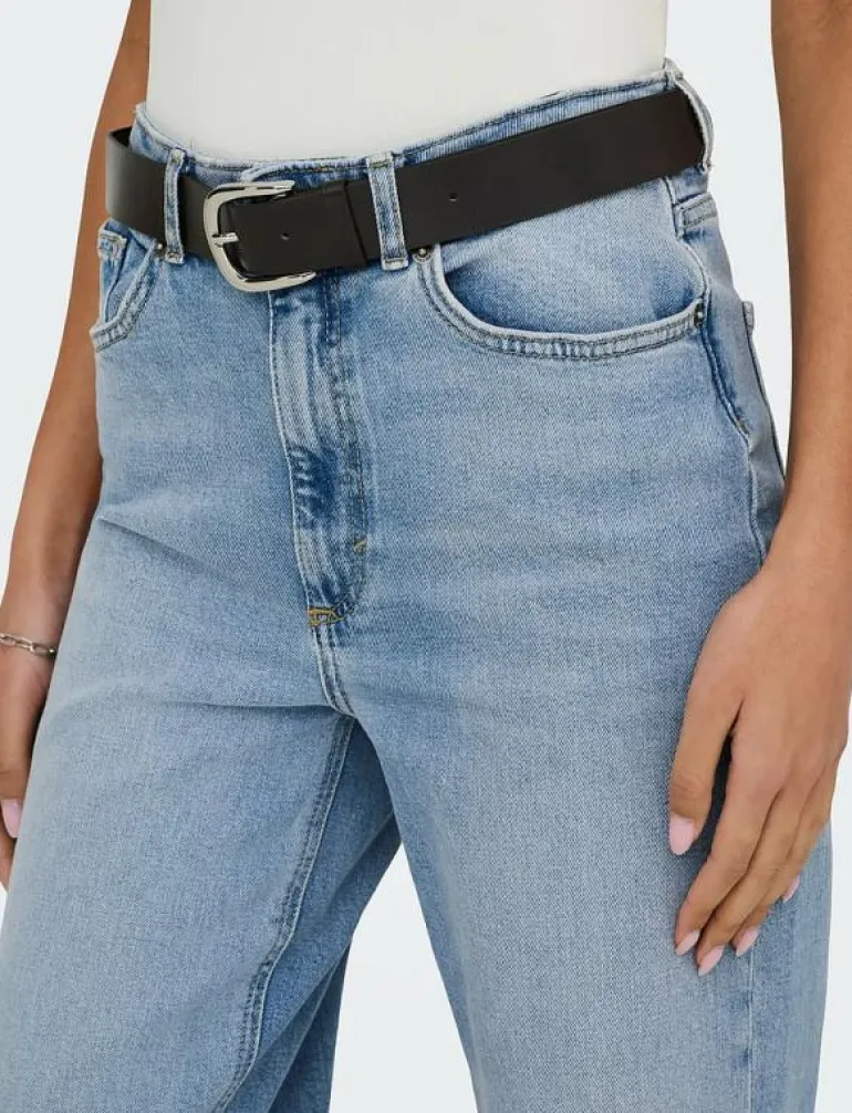 ONLJUICY HW WIDE LEG DNM REA365 NOOS - Vida byxor