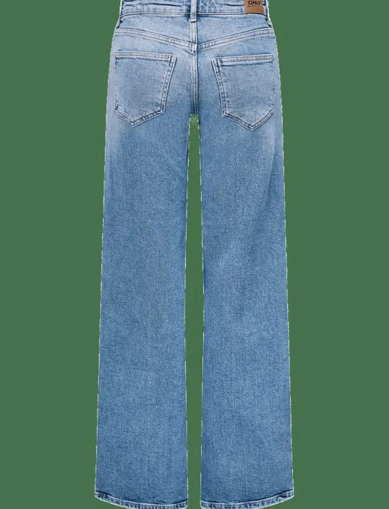 ONLJUICY LW WIDE LEG DNM REA365 NOOS - Vida byxor