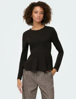 ONLKENYA L/S PEPLUM TOP JRS - Långärmade toppar
