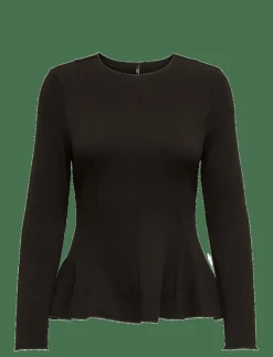 ONLKENYA L/S PEPLUM TOP JRS - Långärmade toppar