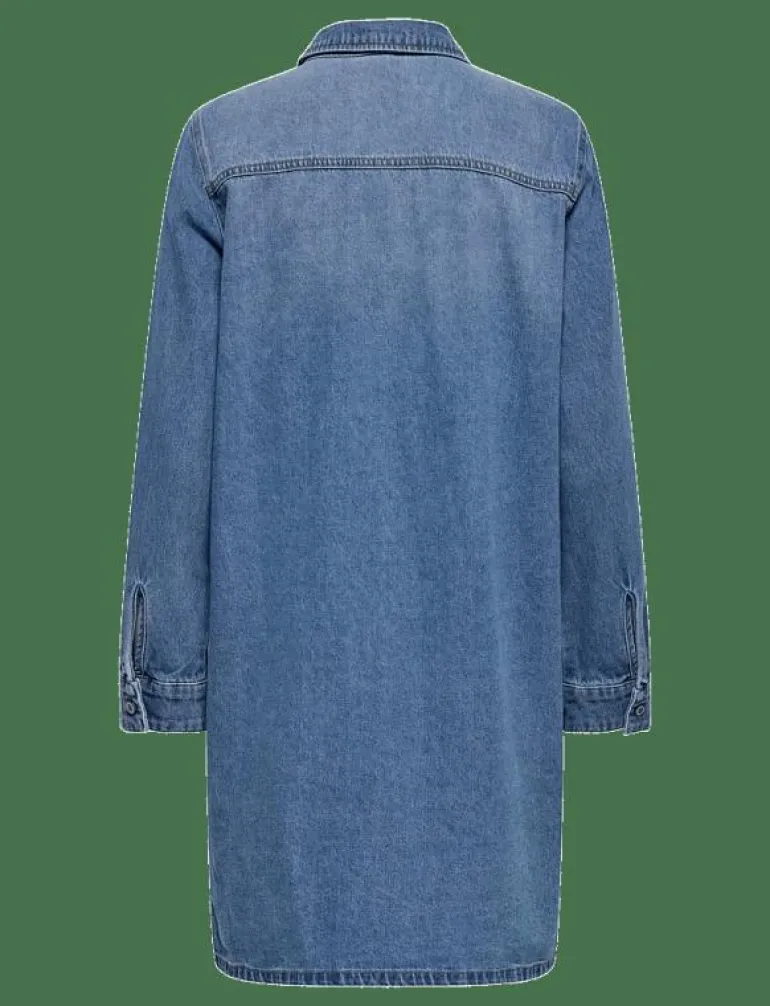 ONLLISA L/S DNM DRESS GUA - Korta klänningar