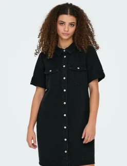 ONLLISA S/S DNM DRESS GUA NOOS - Korta klänningar