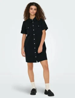 ONLLISA S/S DNM DRESS GUA NOOS - Korta klänningar