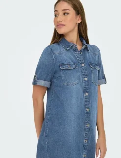 ONLLISA S/S DNM DRESS GUA NOOS - Korta klänningar