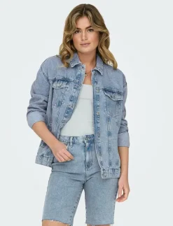 ONLOCEAN L/S OVERSIZE JKT DNM NOOS - Jeansjackor