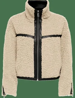 ONLPATTI LIFE TEDDY SHORT JACKET CC OTW - Tunna jackor