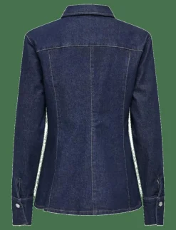 ONLROSIE L/S FITTED DNM JACKET GUA - Jeansjackor