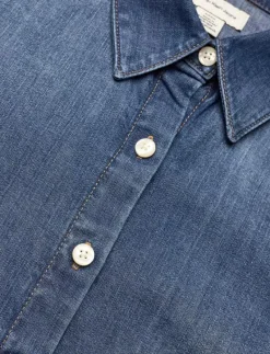 OVERSIZED SHIRT INDIGO HASTINGS - Jeansskjortor