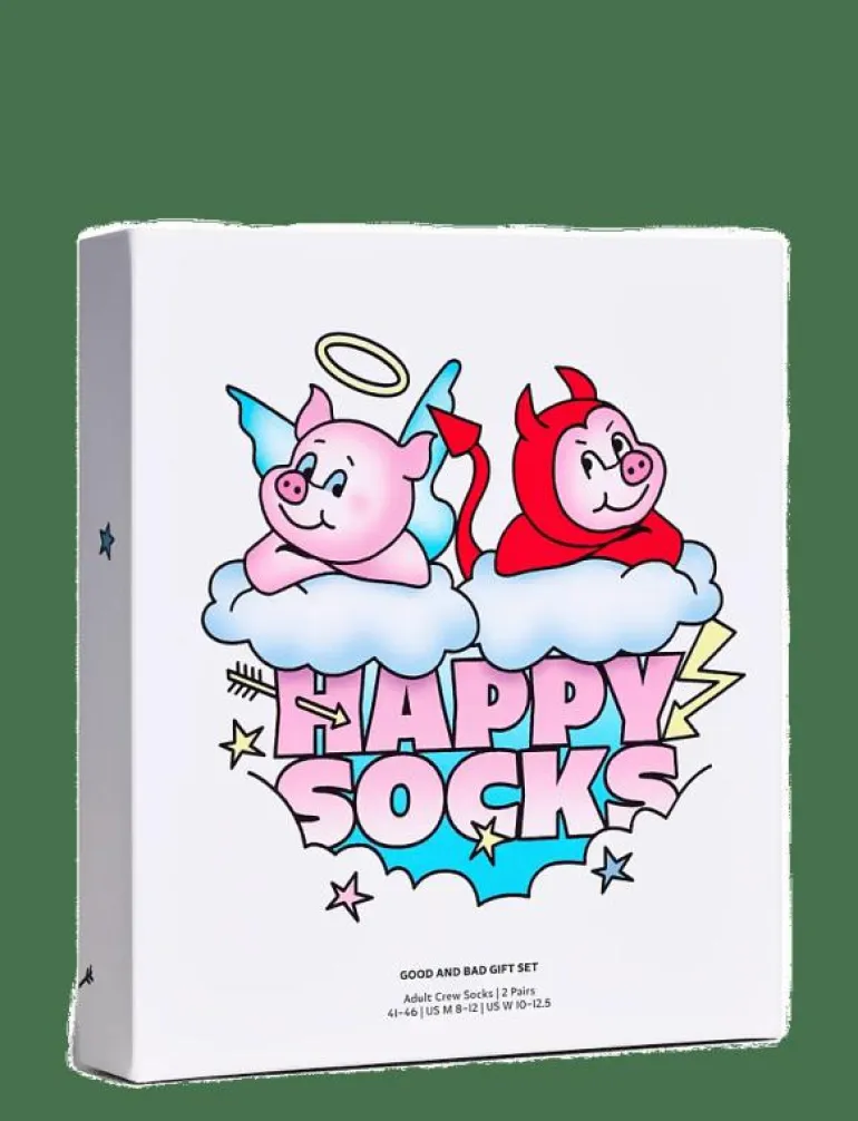 2-Pack Good Bad Pig Socks Gift Set - Sockor