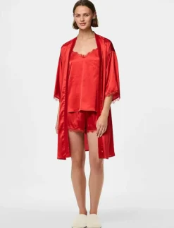 PCANOVI 3/4 SATIN NIGHT KIMONO - Kimonos