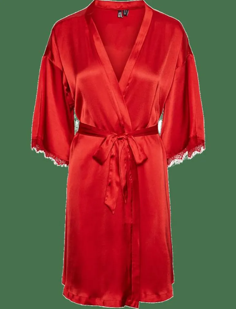 PCANOVI 3/4 SATIN NIGHT KIMONO - Kimonos