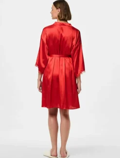 PCANOVI 3/4 SATIN NIGHT KIMONO - Kimonos