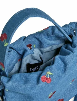PCBALLOON DENIM CHERRY BAG FSY - Handväskor