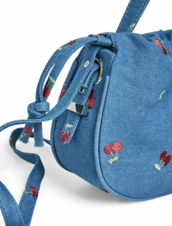 PCBALLOON DENIM CHERRY BAG FSY - Handväskor