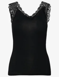 PCBARBERA LACE TOP JRS NOOS BC - Linnen