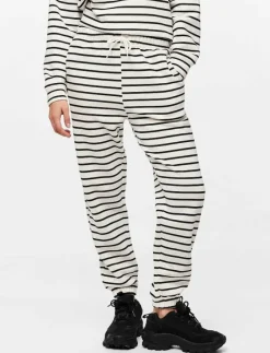 PCCHILLI HW SWEAT PANTS STRIPES NOOS BC - Nederdelar
