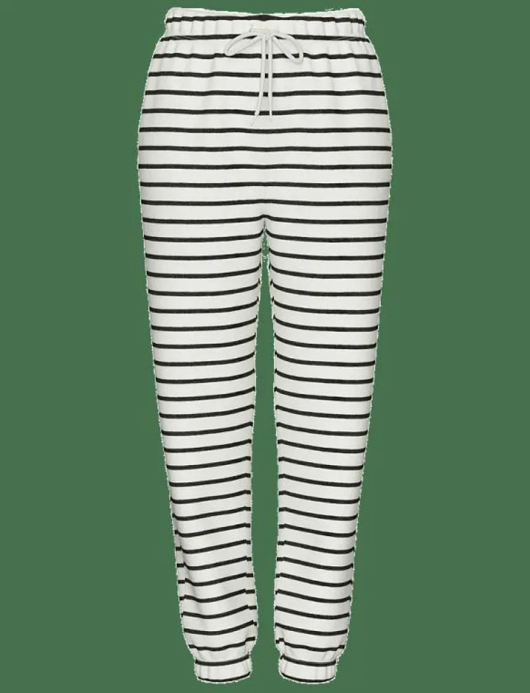 PCCHILLI HW SWEAT PANTS STRIPES NOOS BC - Nederdelar