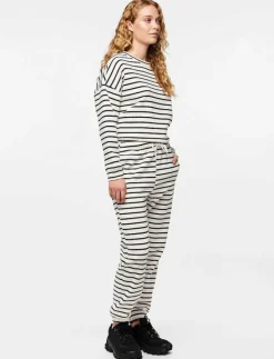 PCCHILLI HW SWEAT PANTS STRIPES NOOS BC - Nederdelar