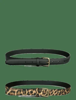 PCOLINE 2-PACK JEANS BELT NOOS - Skärp