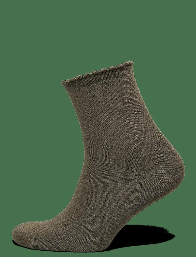 PCSEBBY GLITTER LONG SOCKS NOOS BC - Sockor