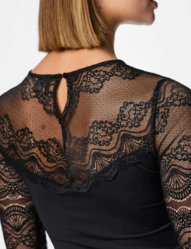 PCSINNA LS BODYSTOCKING NOOS - Bodies & slips