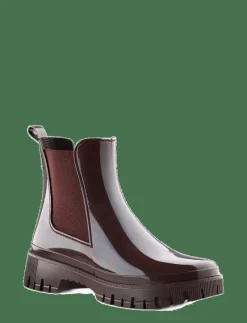 PEACHY DARK CHERRY - Platta ankelboots