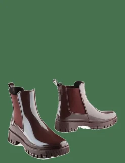 PEACHY DARK CHERRY - Platta ankelboots