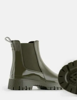 PEACHY MILITARY GREEN - Platta ankelboots