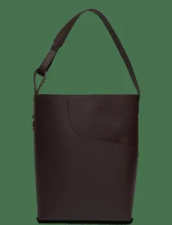 Pienza Walnut Vacchetta - Bucketväskor