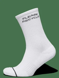 Please Recycle Crew Sock - Strumpor