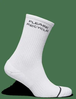 Please Recycle Crew Sock - Strumpor
