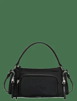 POCKET NYLON BAG W/ STRAP - Axelremsväskor