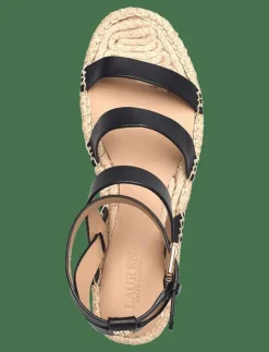 Polly Leather Gladiator Espadrille - Platta espadriller