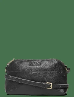 Questo Leather Bag Small Black - Crossbody Bags