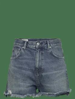 RAW HEM JEANS SHORTS - Jeansshorts