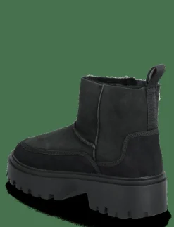 REAL SHEARLING PULLON SNOWBOOT - Platta ankelboots