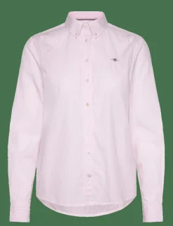 REG POPLIN BANKER STRIPED SHIRT - Långärmade