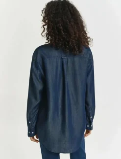 REL INDIGO SHIRT - Jeansskjortor