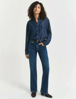 REL INDIGO SHIRT - Jeansskjortor