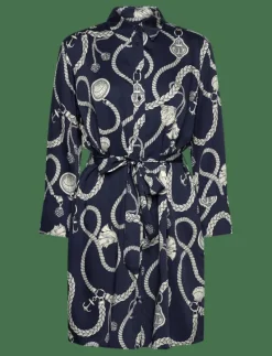 REL SAILING PRINT SHIRT DRESS - Skjortklänningar