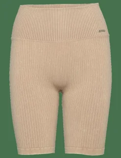Ribbed Seamless Biker Shorts - Träningstights