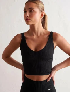 Ribbed Seamless Bralette - Crop tops