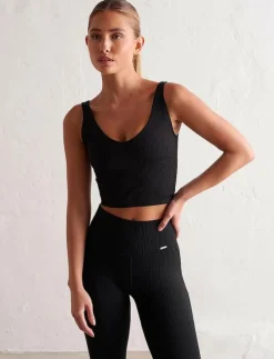 Ribbed Seamless Bralette - Crop tops