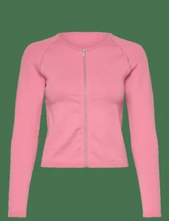 Ribbed Seamless Zip Jacket - Sportjackor