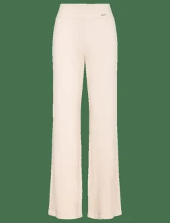 Ribbed Wool Wide Pants - Sweatpants
