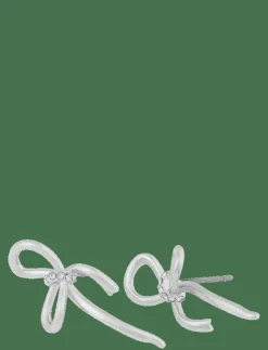 Ribbon small ear s/clear - Onesize - Studs örhängen