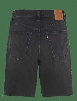 RIBCAGE BERMUDA SHORT GOTH PRI - Jeansshorts