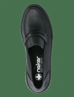 Rieker Ladies shoes N2562-00 Black - Loafers